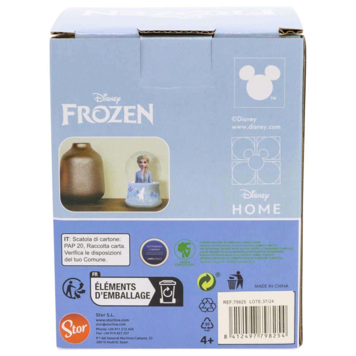 Disney Frozen Schneekugel Kugel aus Glas für Sammlung Deko und Kinderzimmer (1 St)