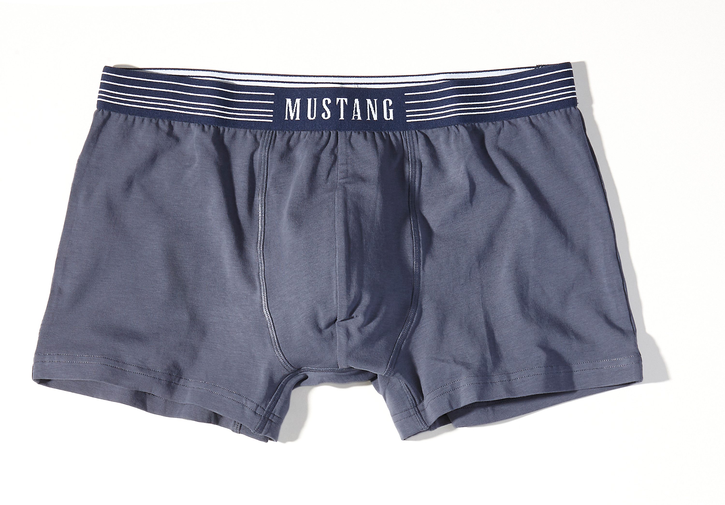 MUSTANG Retro Boxer (Spar-Set, 3-St) enge Passform, perfekter Sitz, elastischer Bund, maximaler Komfort