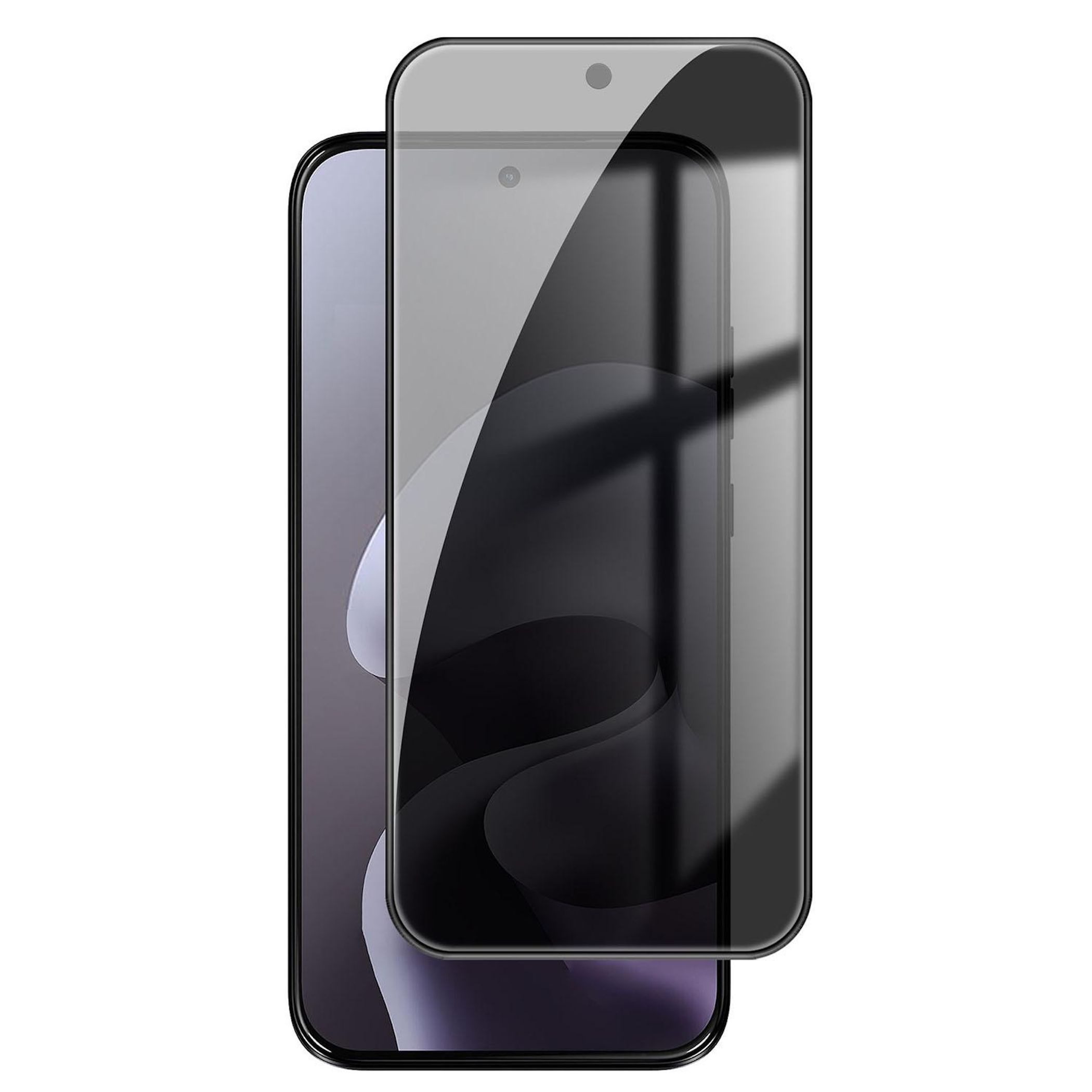 Wigento Displayschutzglas Privacy 1x für Motorola Moto G67 / G77 Display 9H Hartglas Blickschutz für Motorola Moto G67 5G / G77 5G, Privacy Display Schutz Glas