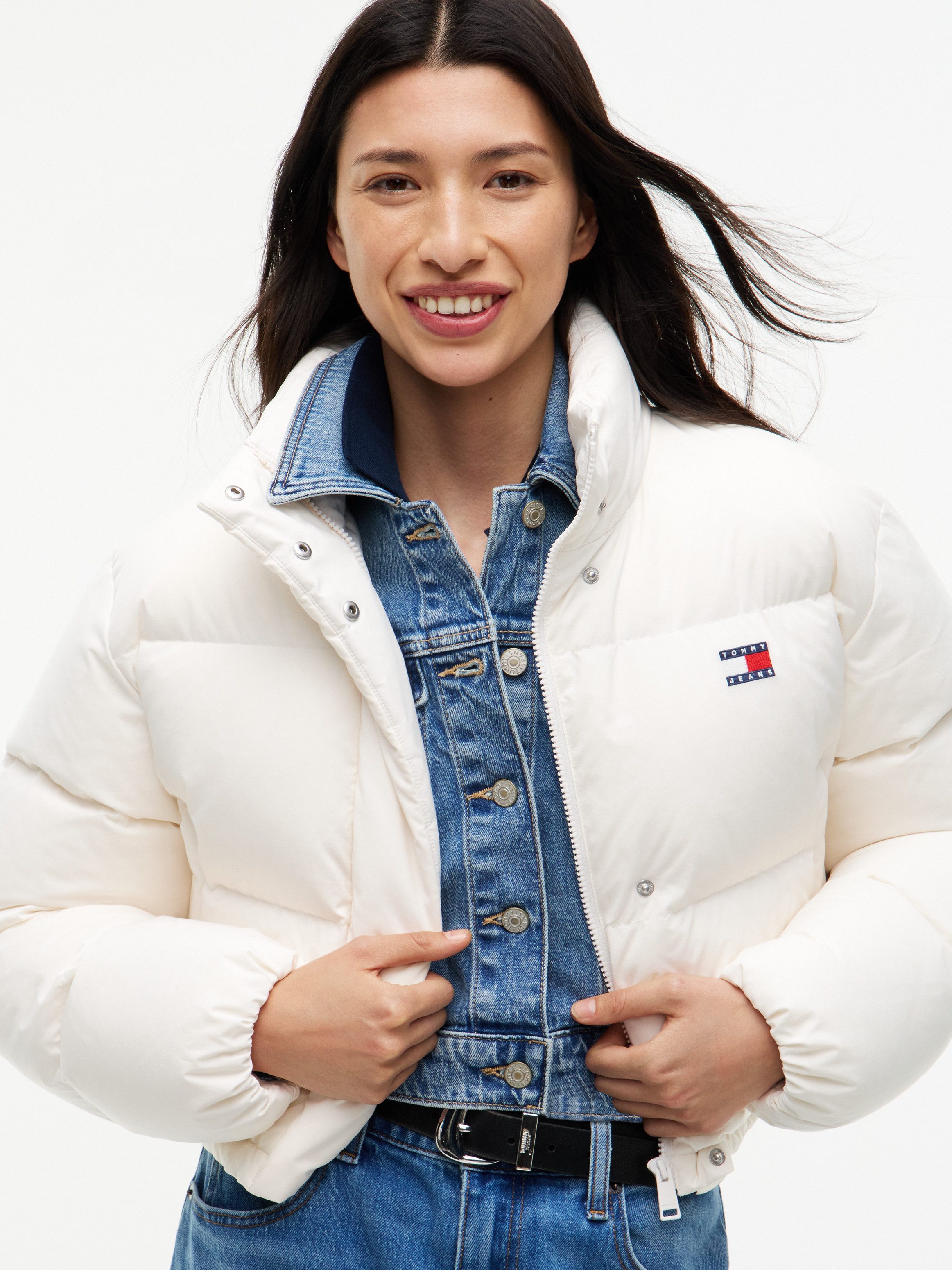 Tommy Jeans Steppjacke TJW CRP ALASKA PUFFER EXT Kunstfaser