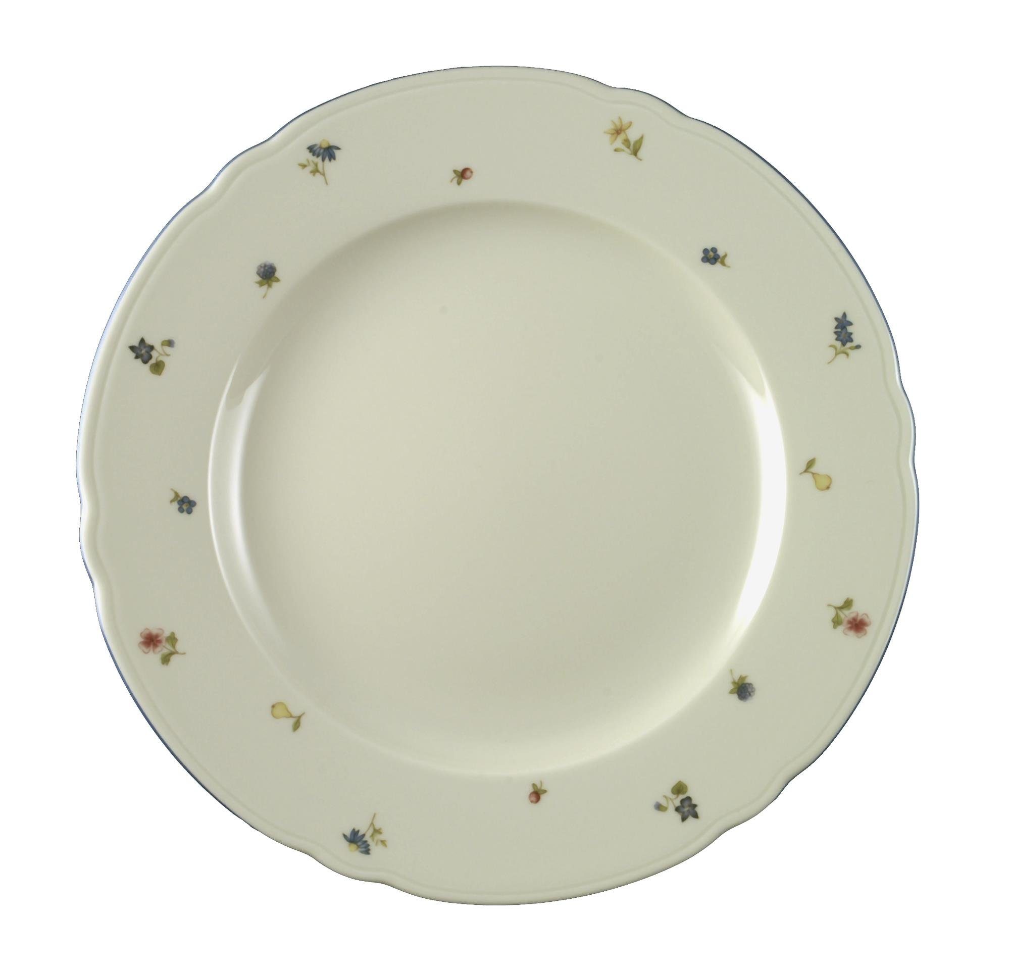 Seltmann Weiden Geschirr-Set Frühstücksteller 20 cm Fahne Marie Luise Streublume 30308 von Seltmann, Porzellan