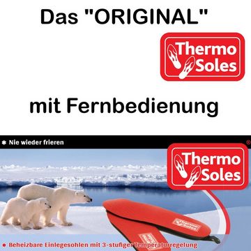 Thermo Thermosohlen SOLES 3D Funk Fernbedienung. Die beheizten Schuhsohlen "Das Original"