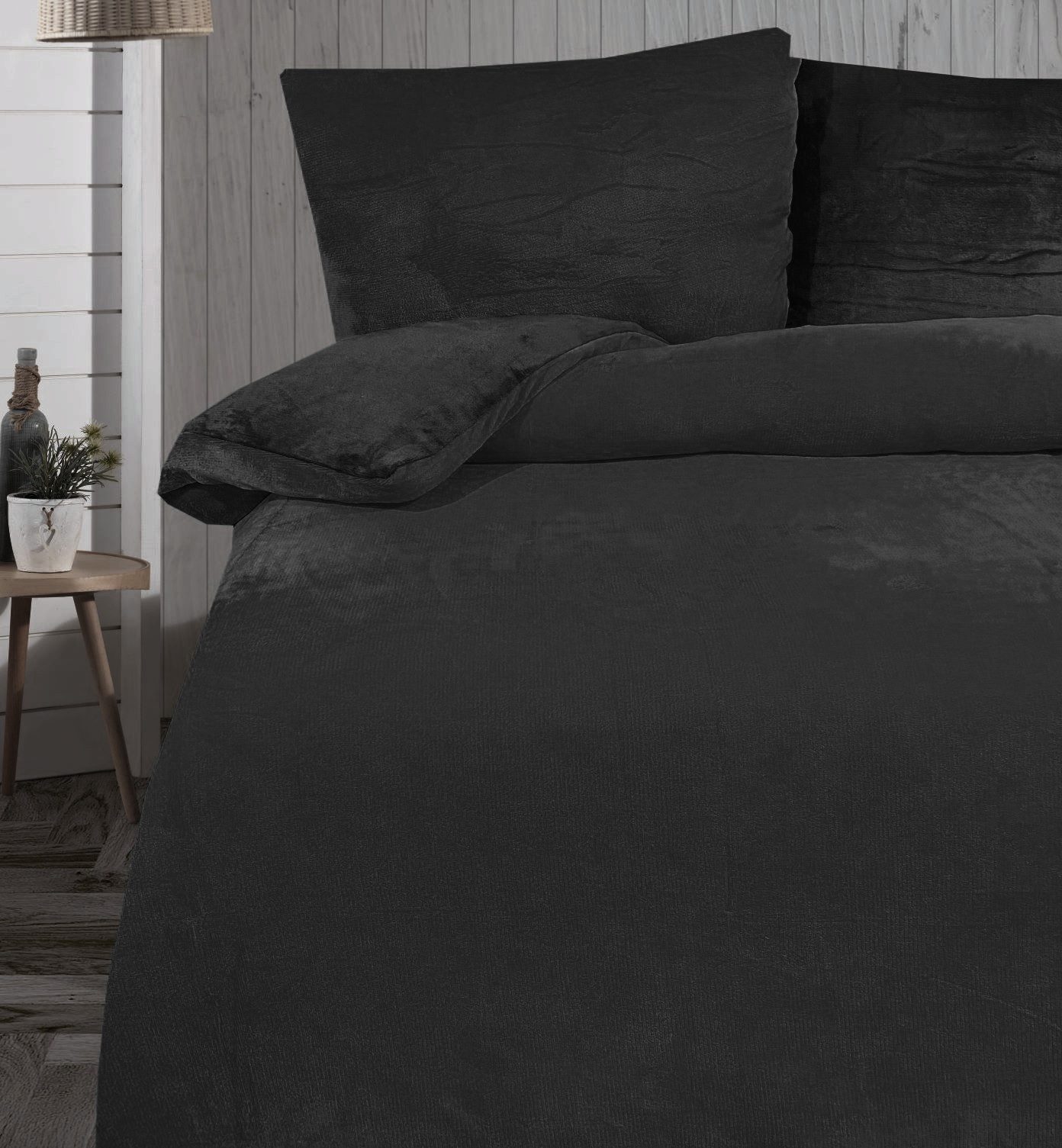 Leonado Vicenti Bettwäsche Winter Teddy Plüsch Cashmere Touch, Fleece, 2 te günstig online kaufen