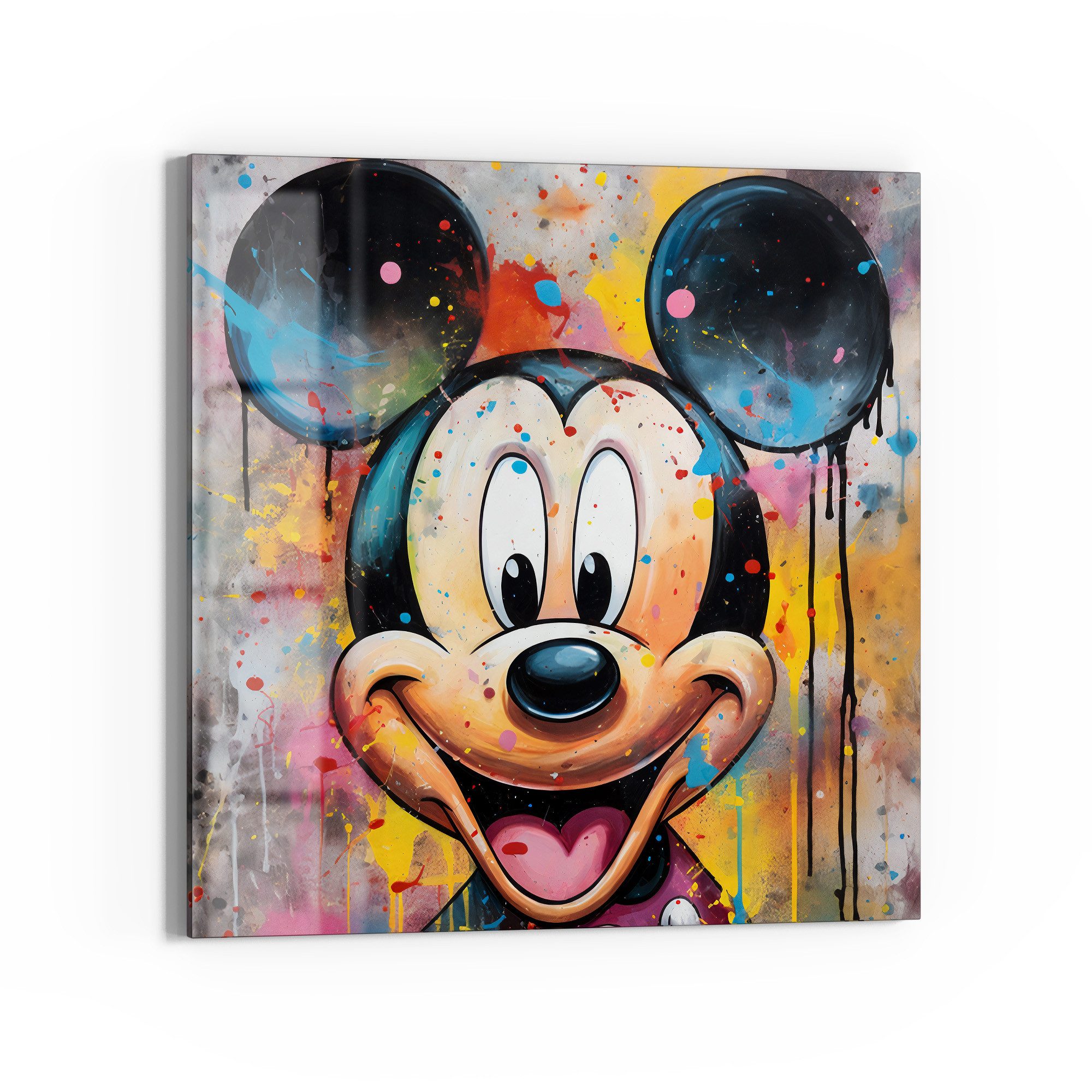 DEQOART Magnettafel 'Pop-Street Charme', Whiteboard Pinnwand beschreibbar