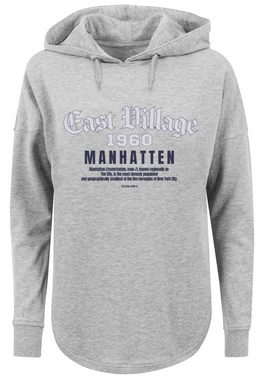 F4NT4STIC Kapuzenpullover East Village Manhatten OVERSIZE HOODIE Print