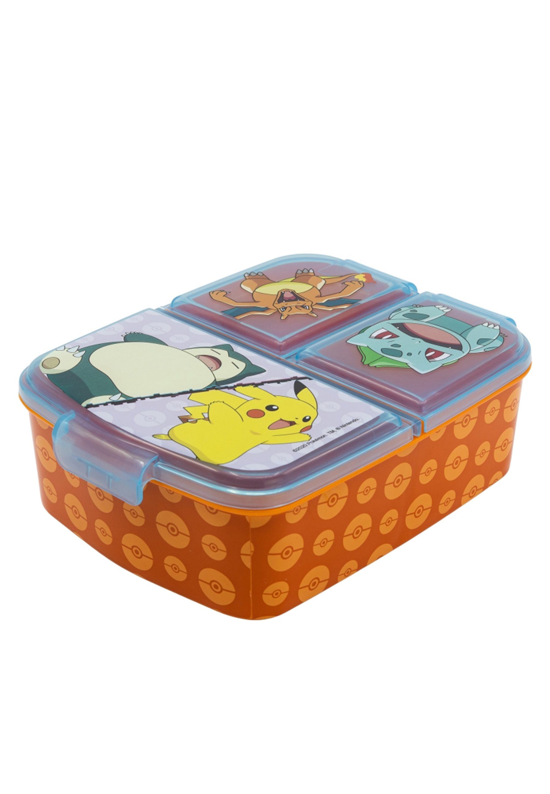 POKÉMON Lunchbox mit Vesperdose Brotdose Pokemon, Fächern 3
