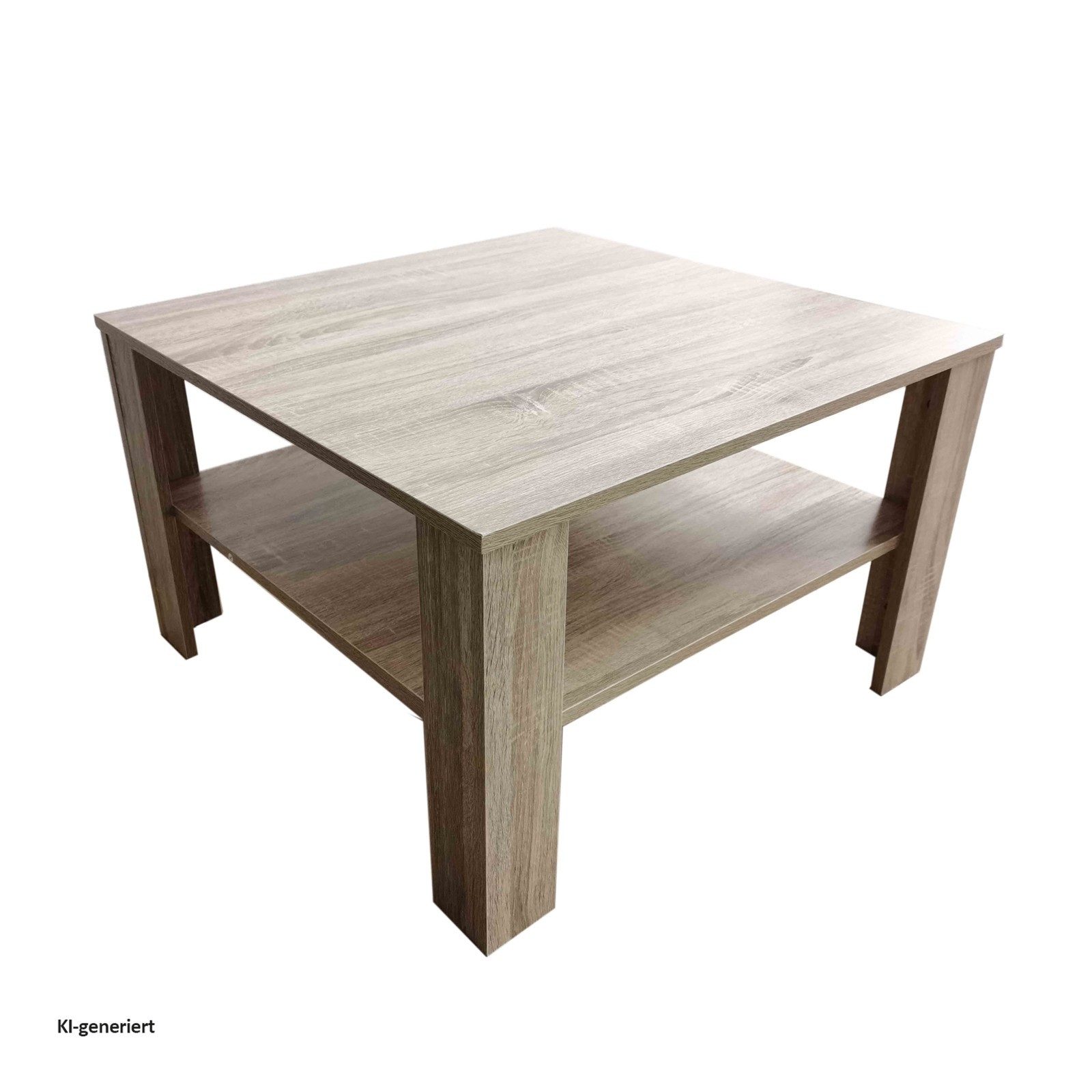 HTI-Line Couchtisch Couchtisch Nina Quadratisch 48 (Stück, 1-St., 1 Couchtisch), Sofatisch Beistelltisch