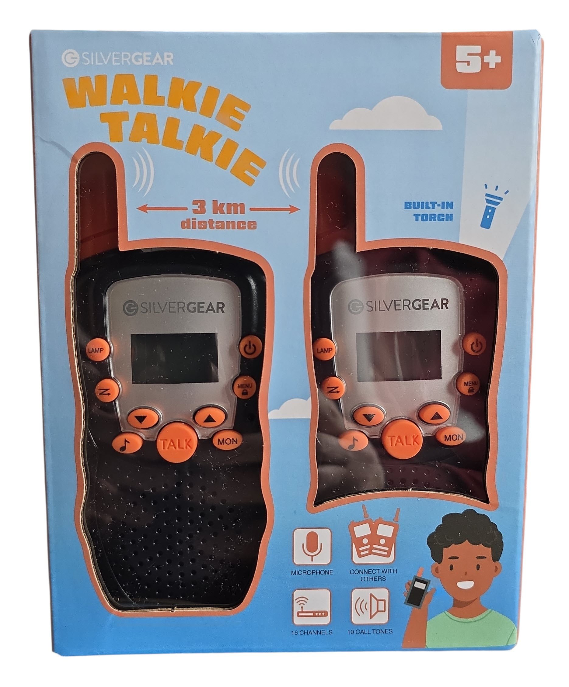 Karsten International Walkie Talkie Walkie Talkie Set 3 km LCD Display Funkgerät