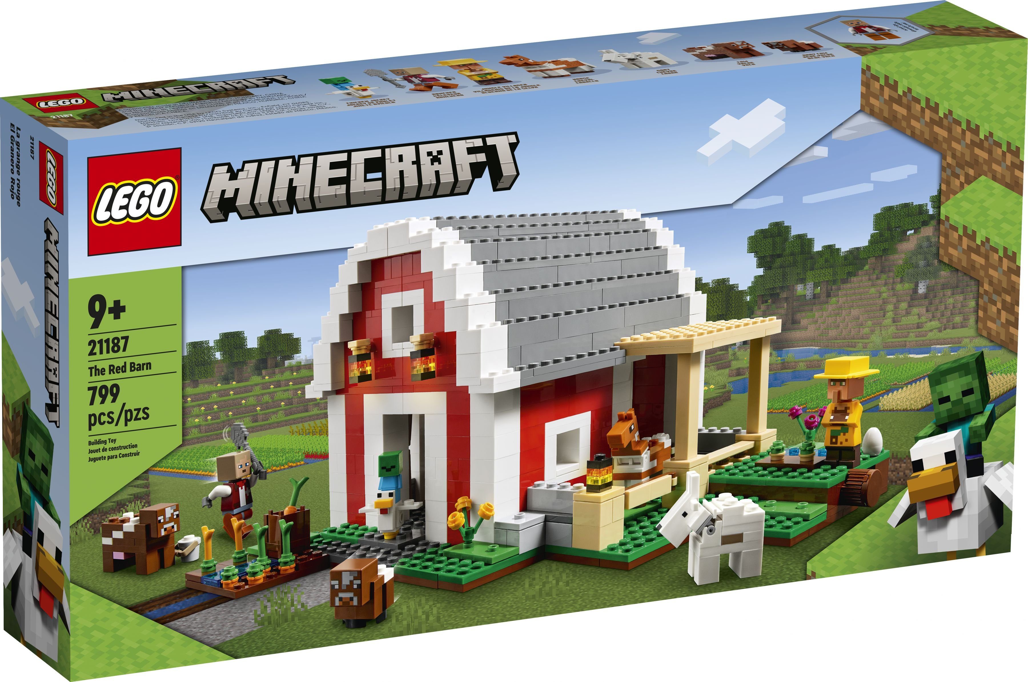 LEGO® Minecraft 21187 Die rote Scheune Konstruktions-Spielset