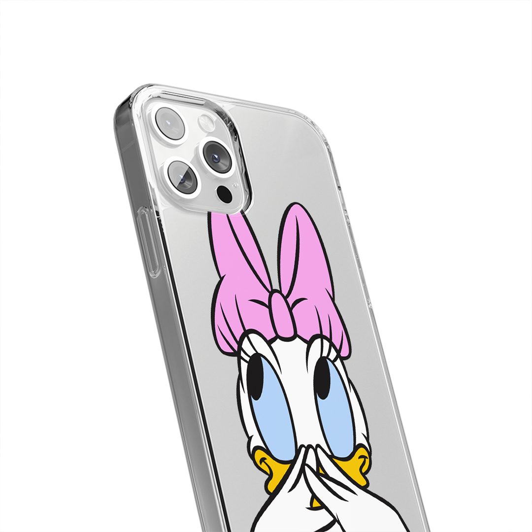 Disney Handyhülle Handyhülle Daisy-002 Disney Partial Print Transparent