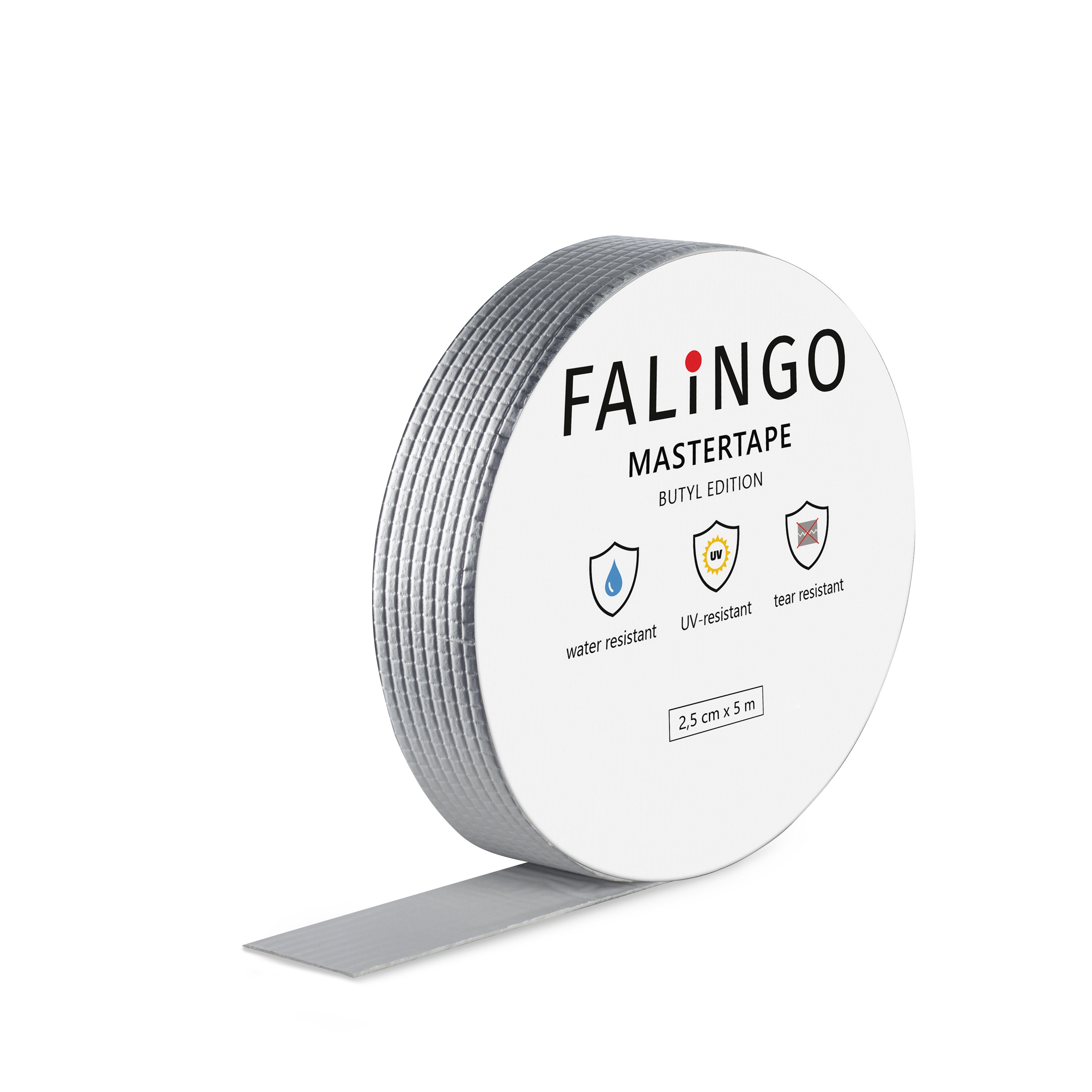 FALINGO Wasserdichtes Klebeband, Butyl Klebeband für Dach, Wand, Fenster, Rohr, Hohe Klebekraft