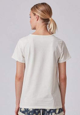 Skiny T-Shirt (1-tlg) Spitze