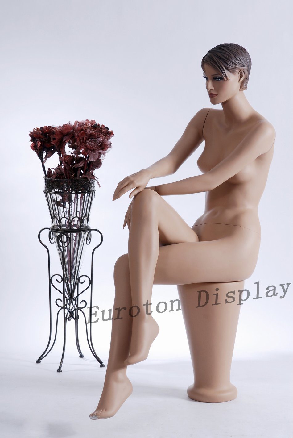 Eurotondisplay Schneiderpuppe Schaufensterpuppe Lebensecht Frau Weiblich Neu Beige, Nicht zutreffend