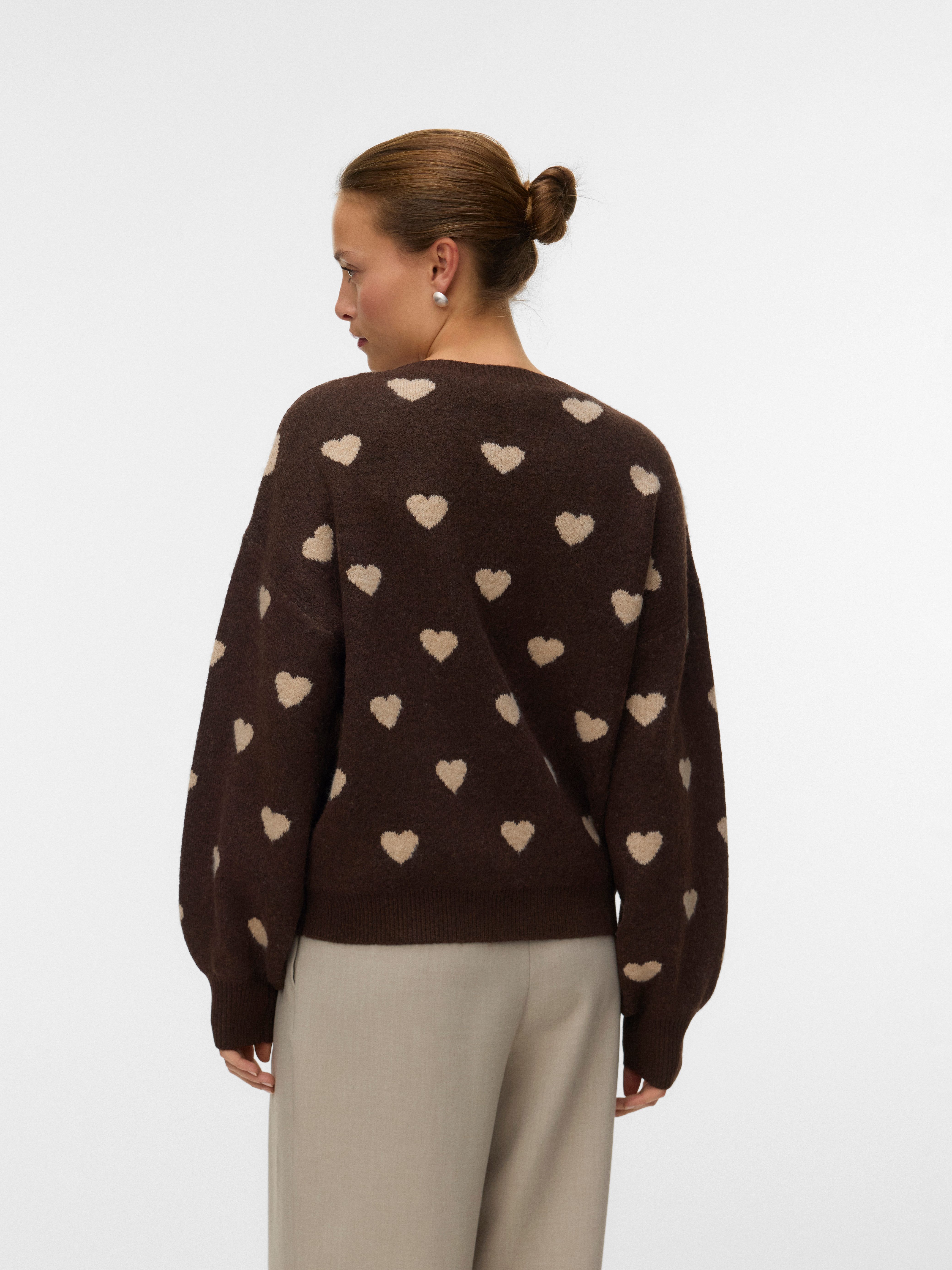 Vero Moda Strickpullover AWHEART LS O-NECK KNIT NOOS günstig online kaufen