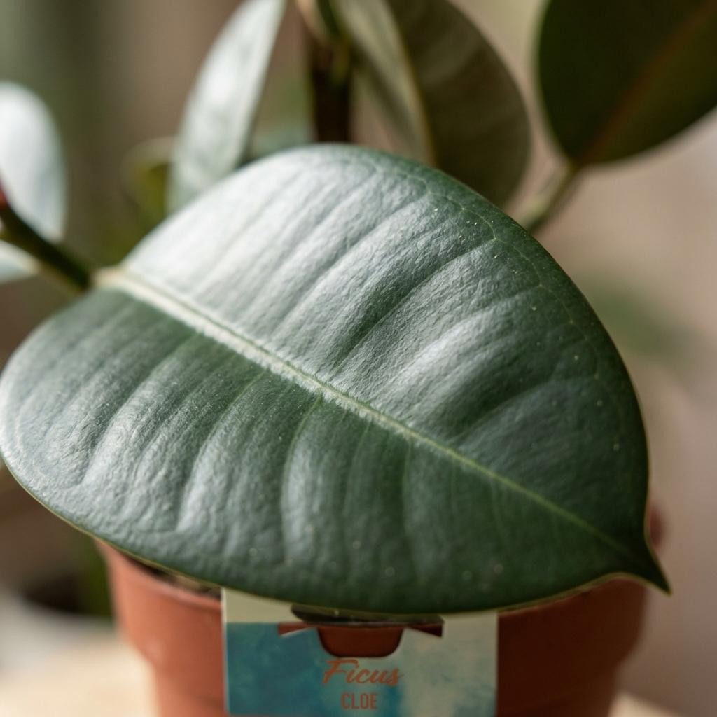 Florora Zimmerpflanze Ficus Elastica – 65 cm – Topf 19 cm – Bild 4 von 4