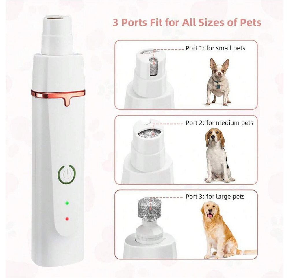 Thumbnail - ZEUOPQ Hundeschermaschine 4 In 1 Elektrische Tierhaarschneider-Sets, Katzenhaarschneider, Haustierpflegegeräte Leise Pfo...