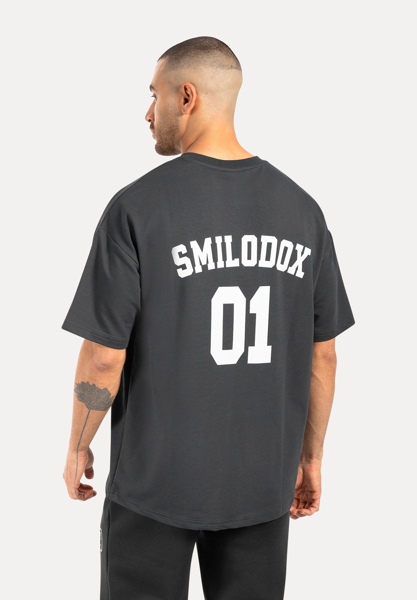 Smilodox T-Shirt Rayk, Locker geschnittenes Oversize Shirt mit auffälligem günstig online kaufen