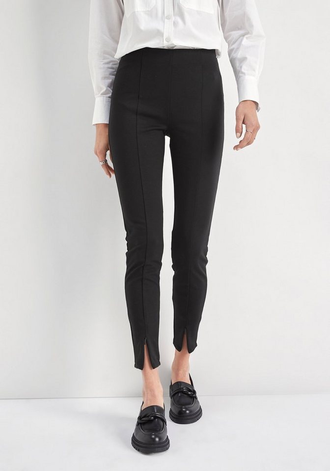 HECHTER PARIS Leggings mit dezentem Metalllabel