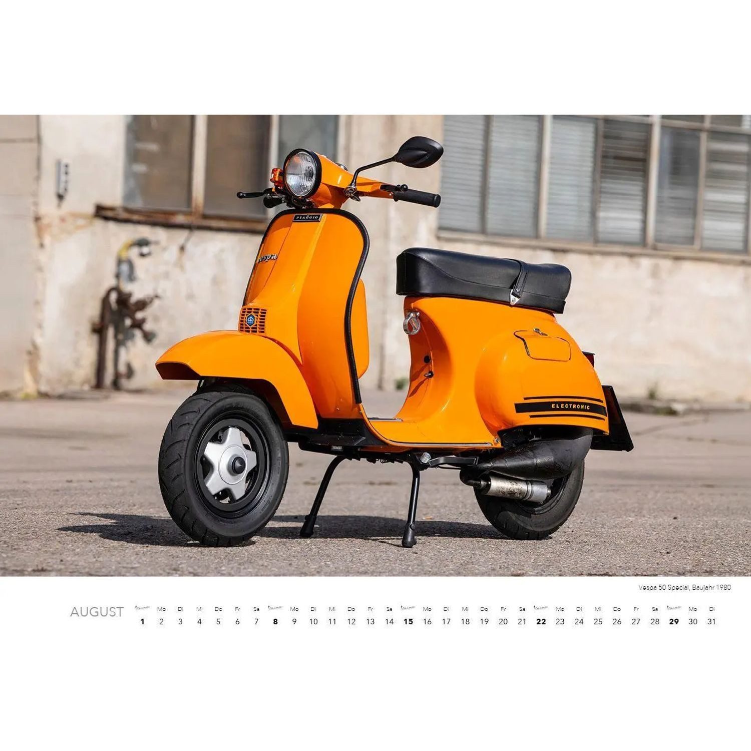 Edition Lempertz Wandkalender Vespa Kalender 2027 – Bild 5 von 5