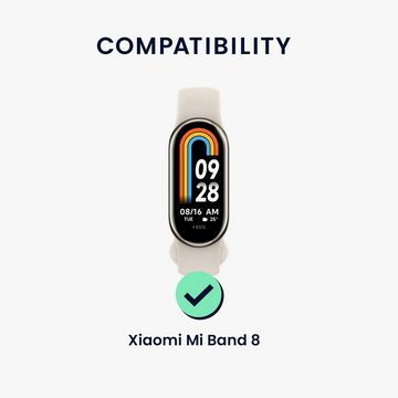 kwmobile Schutzfolie 2x Displayschutzfolie für Xiaomi Mi Band 8, (1-St), Schutzfolie für Fitness Tracker - robuster Displayschutz - transparent