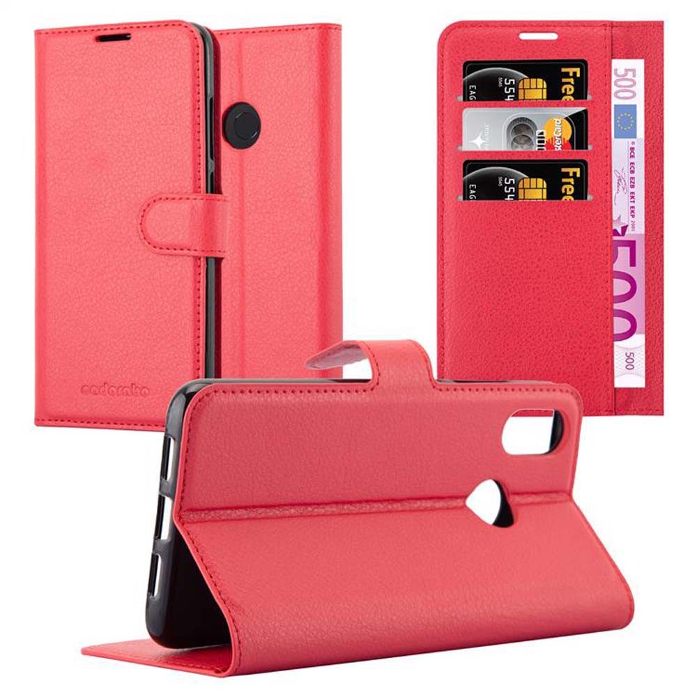 Cadorabo Handyhülle für Xiaomi Mi 8 Hülle Xiaomi Mi 8, Hülle Schutzhülle mit Standfunktion, Kartenfach und Magnetverschluss