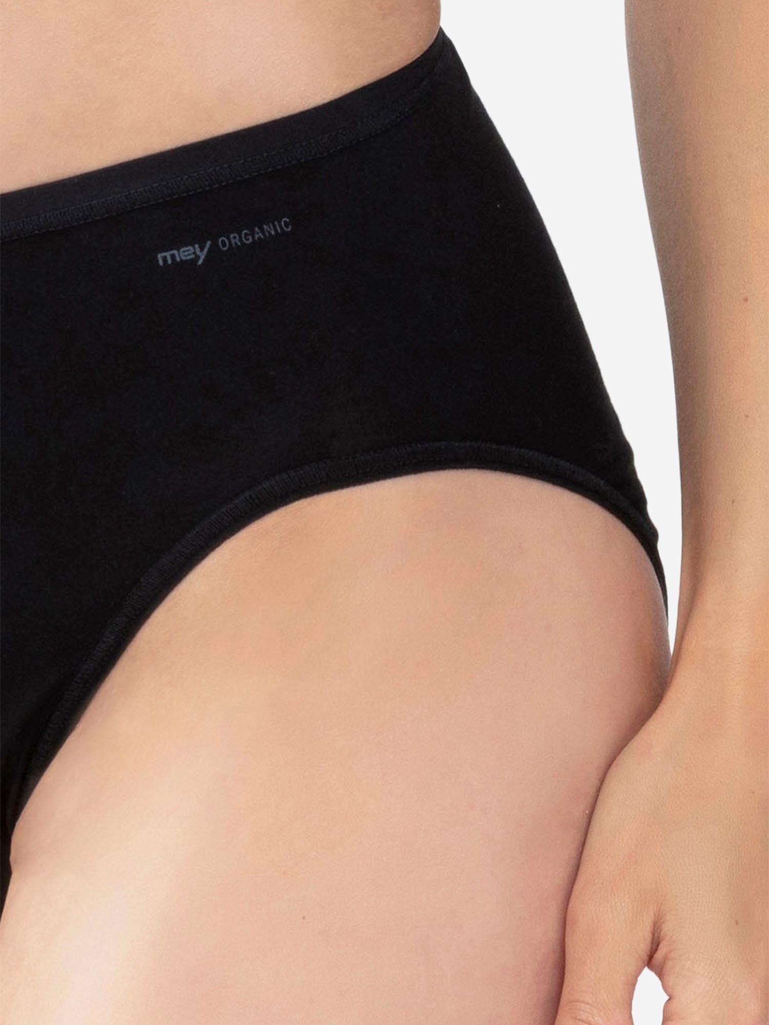 Mey Jazz-Pants Slips 2er Pack Organic (Spar-Set, 2-St) American-Pants - Baumwolle - Baumwolleinsatz auf der Schrittinnenseite