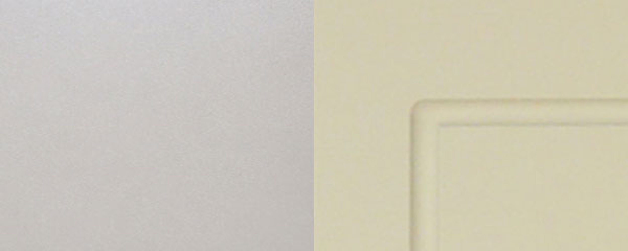 (Kvantum) & Klapptür Klapphängeschrank (Milchglaseinsatz) 60cm Kvantum vanille matt wählbar Front- Feldmann-Wohnen 1 Korpusfarbe