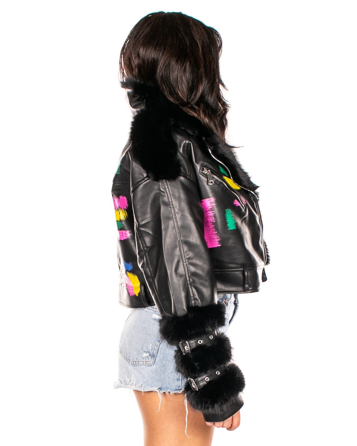 Sandy Lederatelier Lederimitatjacke DA-0857