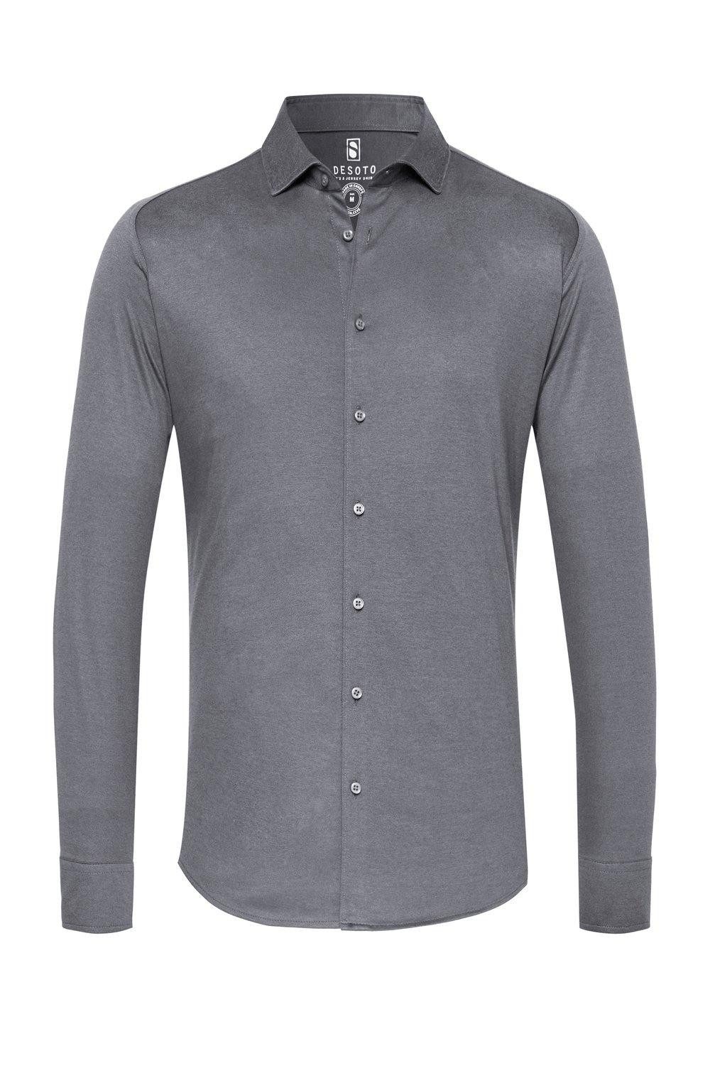 DESOTO Langarmhemd Casual Kent 1/1 Mit Rundhalsausschnitt günstig online kaufen