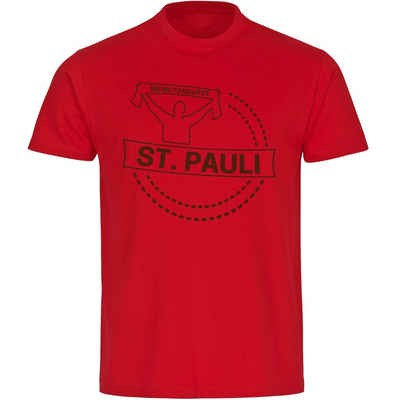 multifanshop T-Shirt Kinder St. Pauli - Meine Fankurve - Boy Girl
