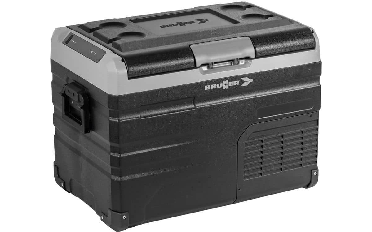 BRUNNER Elektrische Kühlbox POLARYS FREEZE DZ35, Kompressor Kühlbox 35 L, Kühl-/Gefriergerät mit DC/AC-Betrieb