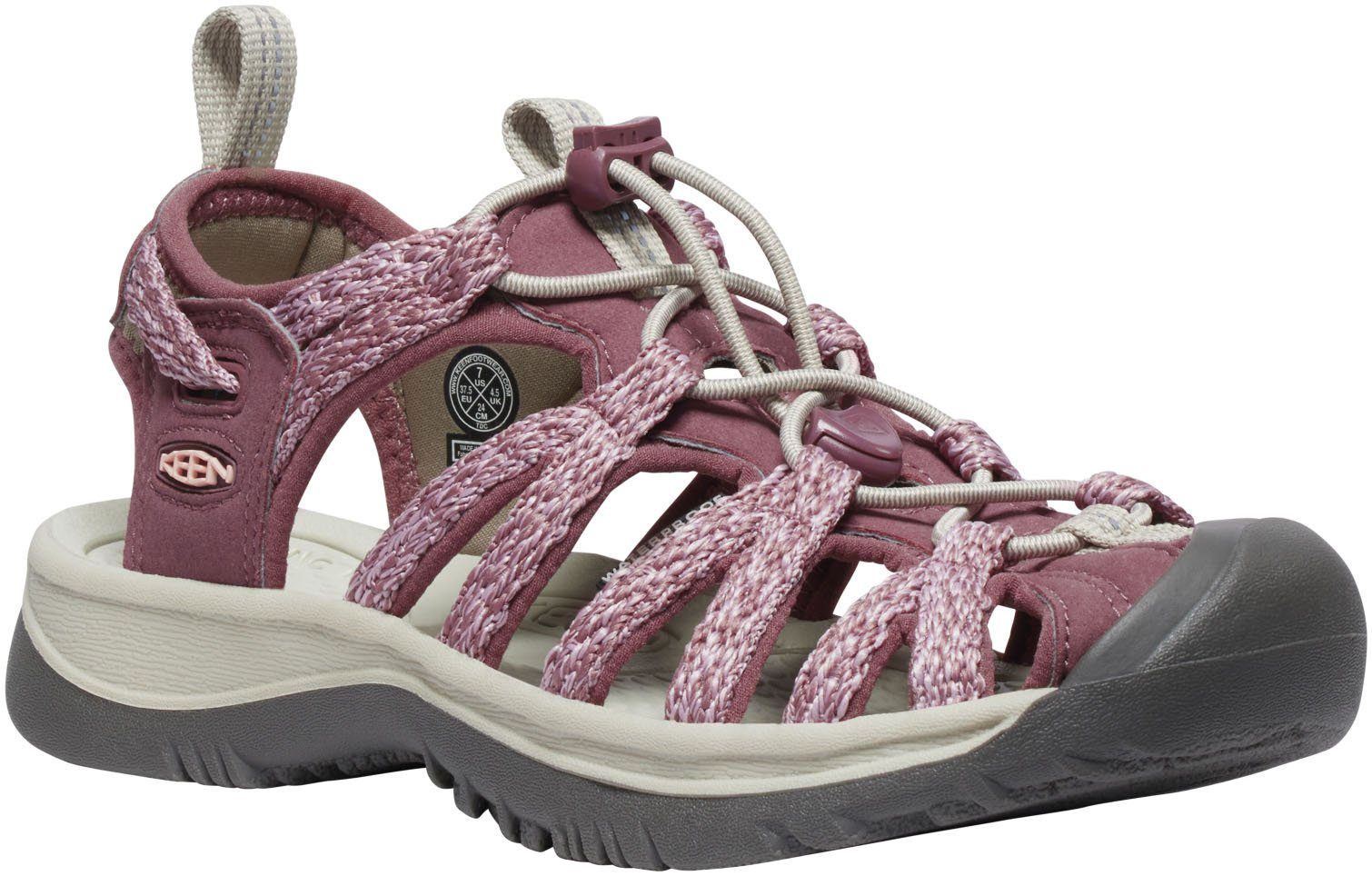 Keen WHISPER Sandale waschbar und schnell trocknend