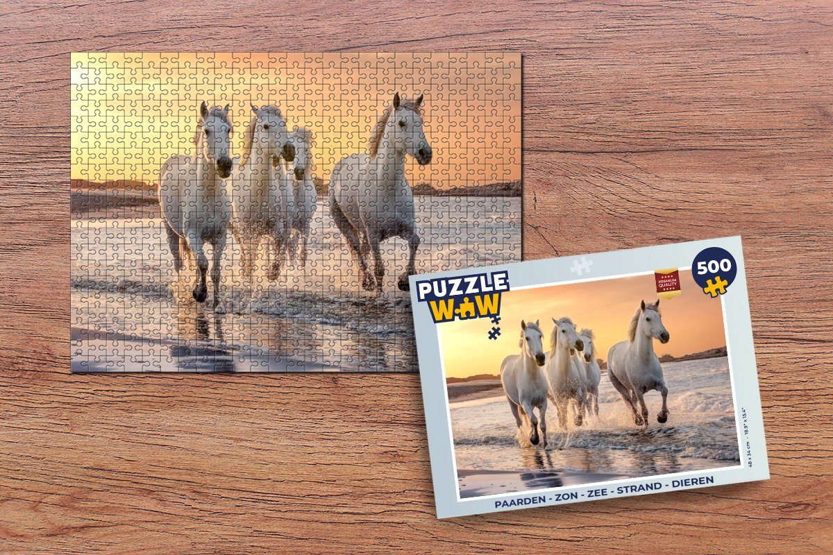 MuchoWow Puzzle Pferde - Sonne - günstig online kaufen