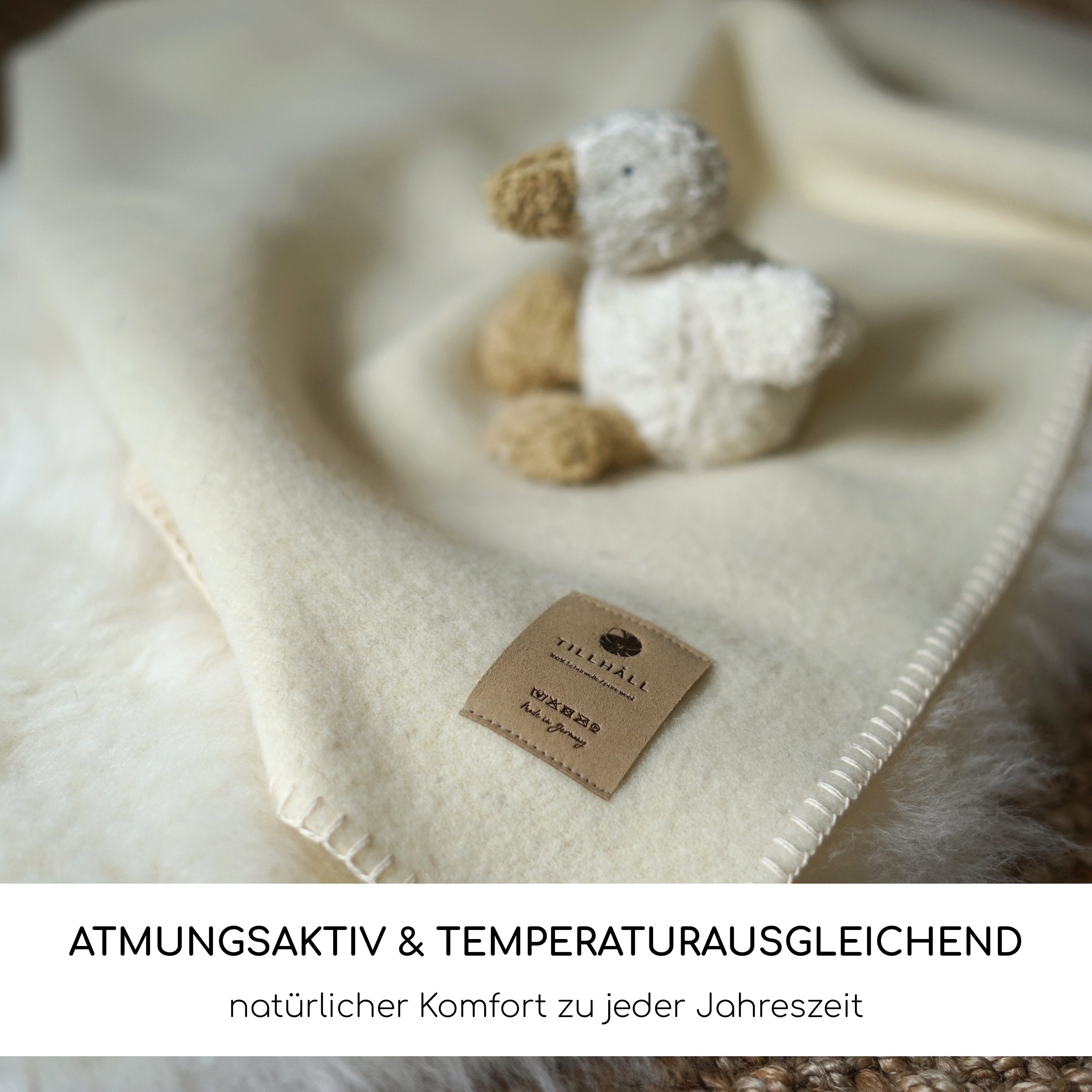 Babydecke TILLHÅLL Baby Wolldecke, Bio-Wolldecke für günstig online kaufen