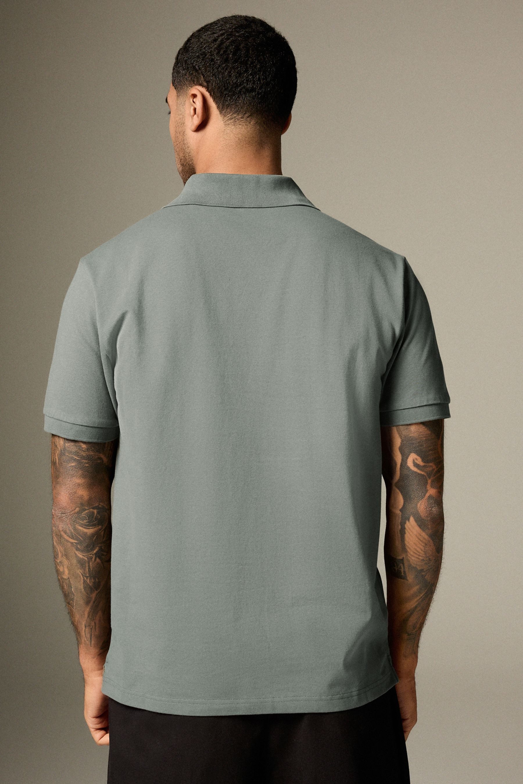 Next Poloshirt Piqué-Polo-Shirt mit Reverskragen (1-tlg) günstig online kaufen