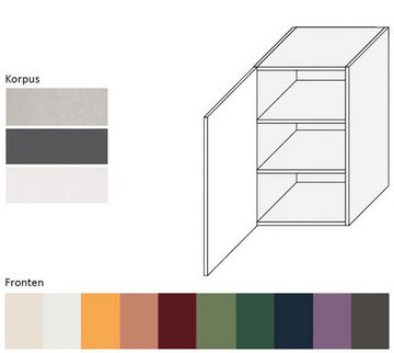 Feldmann-Wohnen Klapphängeschrank Tivoli (Tivoli, 1-St) 45cm Front- und Korpusfarbe wählbar 1-türig