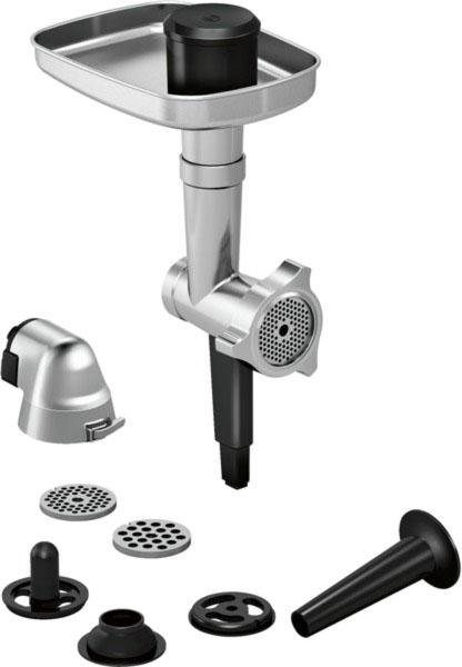 BOSCH Fleischwolfaufsatz Lifestyle Set Hunting Adventure MUZ9HA1, Zubehör für alle Bosch OptiMUM Küchenmaschinen MUM9…, Fleischwolf, Wurststopfer-Aufsatz, Kebbe-Aufsatz
