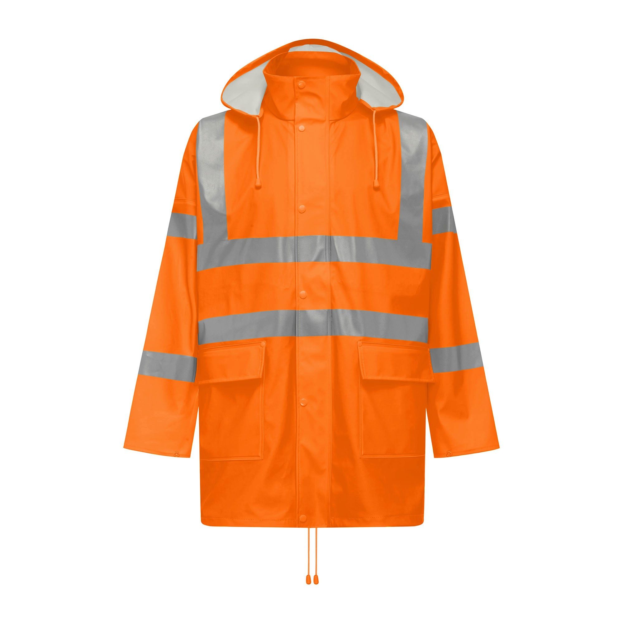 Bisley Workwear Regenjacke BISLEY FAHRENHEIT HI VIS Arbeitsregenjacke Reflektierende Elemente