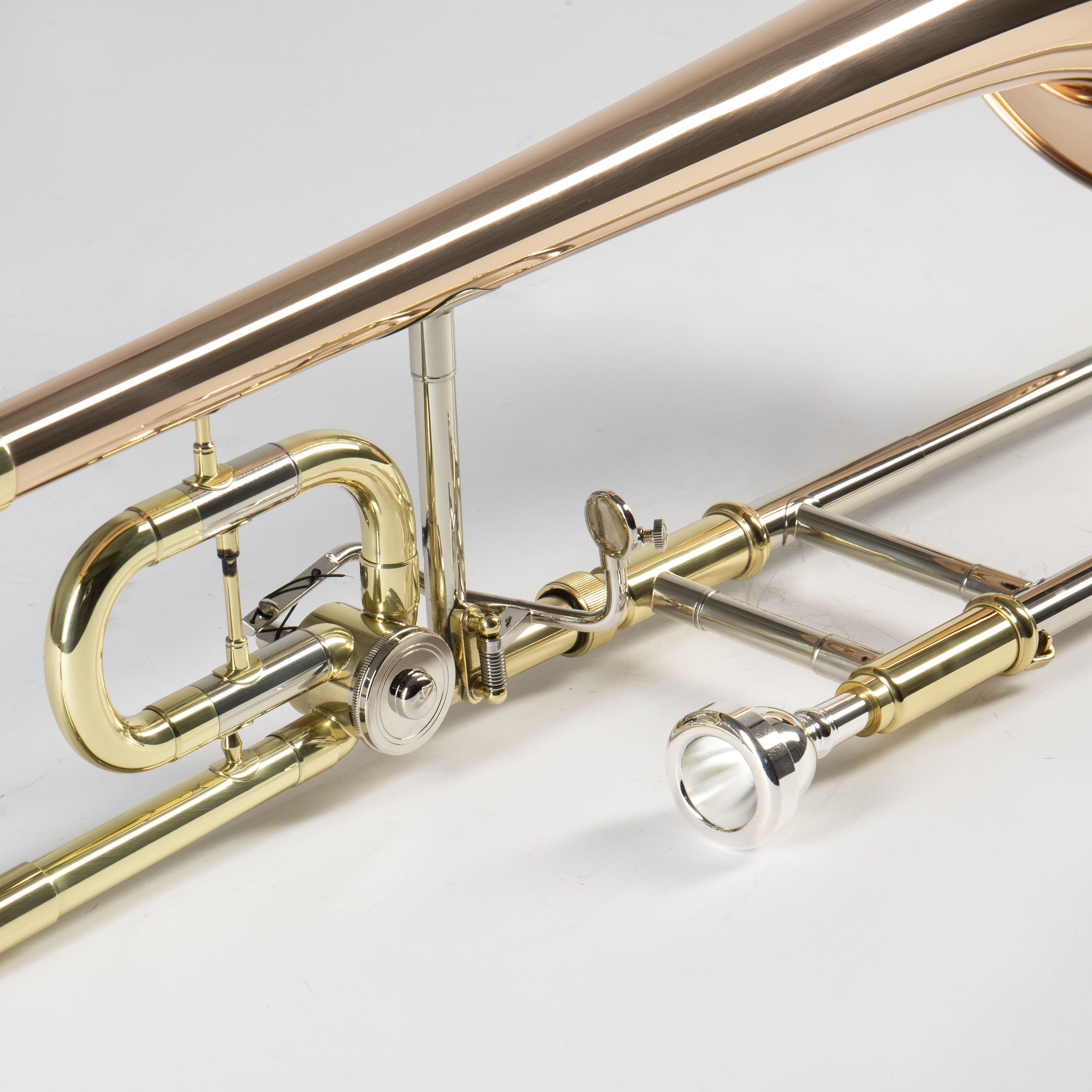 Monzani Posaune, MZSL-703L II B/C-Kinderposaune Kupfer Schallstück Klarlack Lackiert Inklusive Mundstück und Hardcase Optimierter Bohrungsverlauf Leichte Ansprache Warm und Ausgewogener Klang, Posaunen, Sonstige Posaunen, Kinderposaune, Kupfer Schallstück, Leichte Ansprache