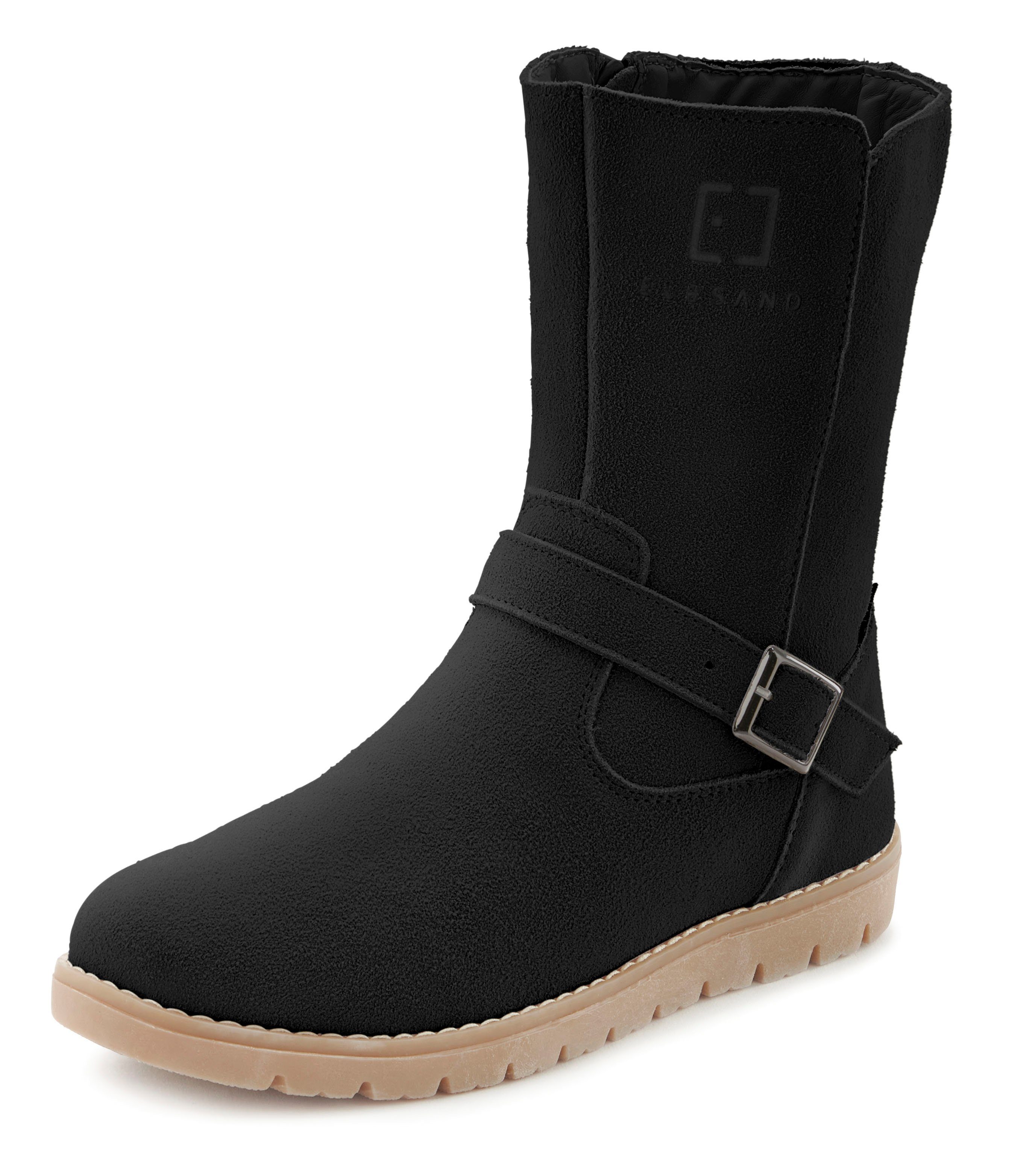 Elbsand Winterstiefel Boots,Winterstiefelette,Leder, wind- & wasserabweisen günstig online kaufen
