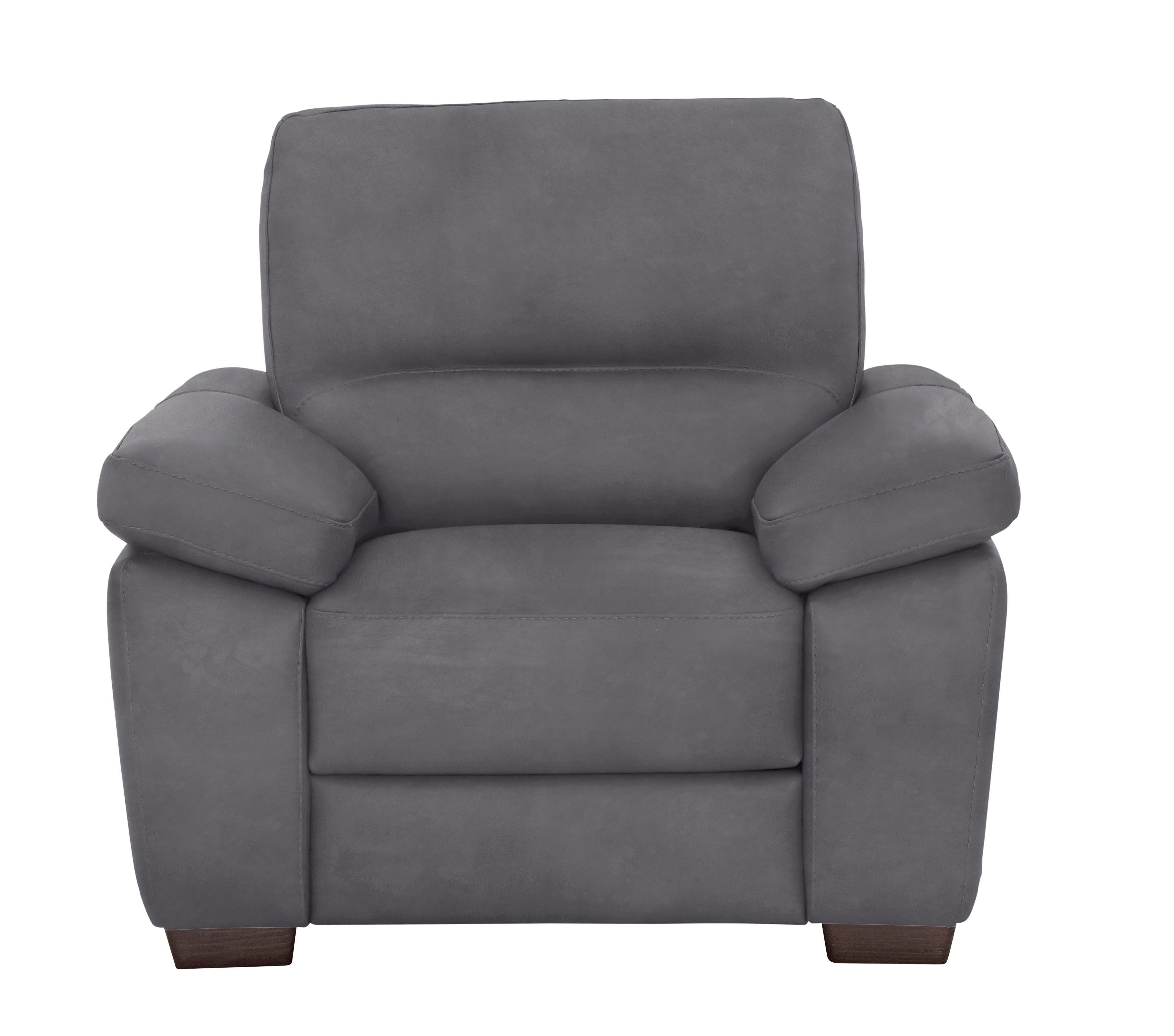 CALIA ITALIA Sessel Gaia, in edlem Design und mit erstklassigem Sitzkomfort, aus pflegeleichtem Luxus-Microfaser Ginevra Hydro Care