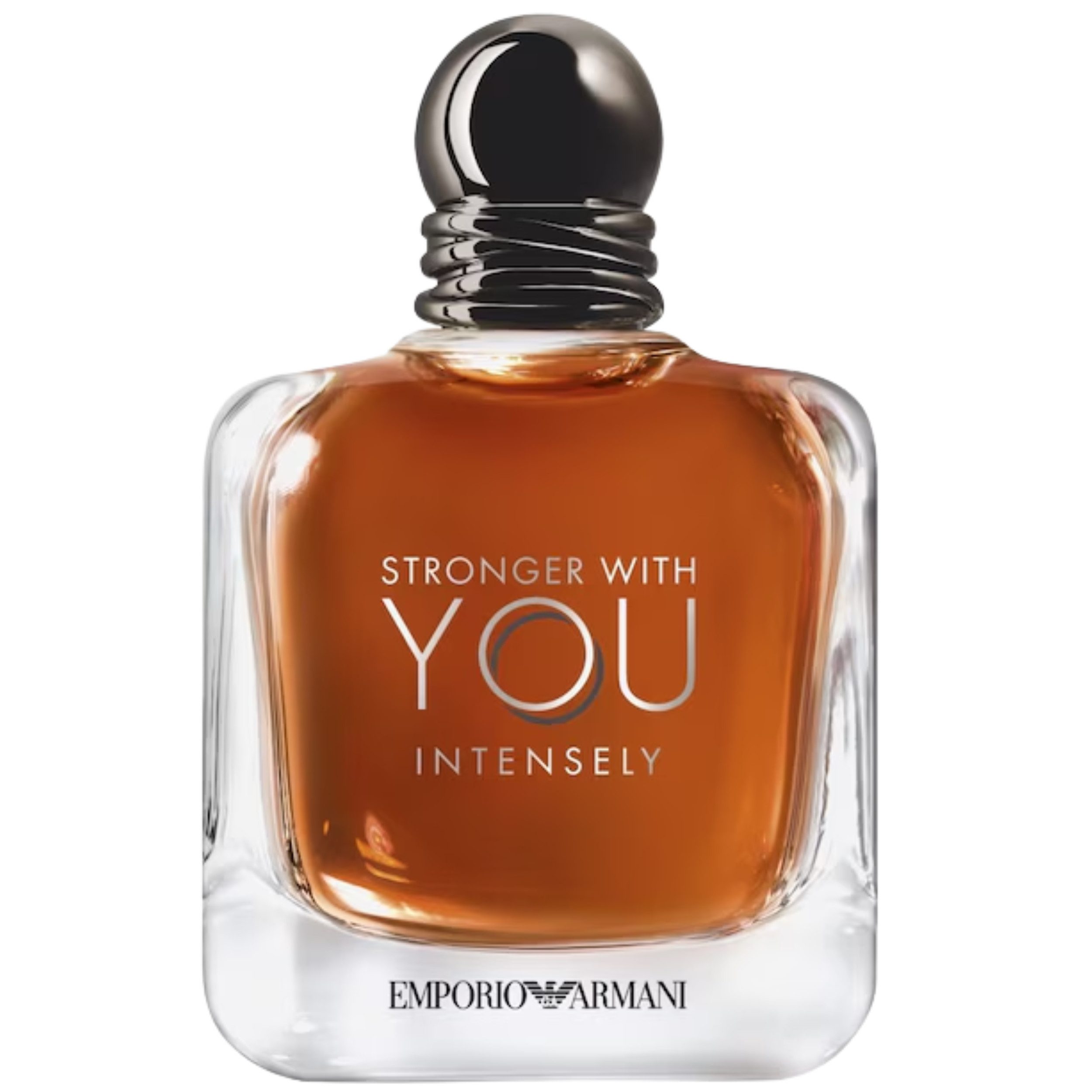 Giorgio Armani Eau de Parfum Stronger With You Intensely 100ml, Süß-würziger Intensivduft mit Kastanie und Vanille
