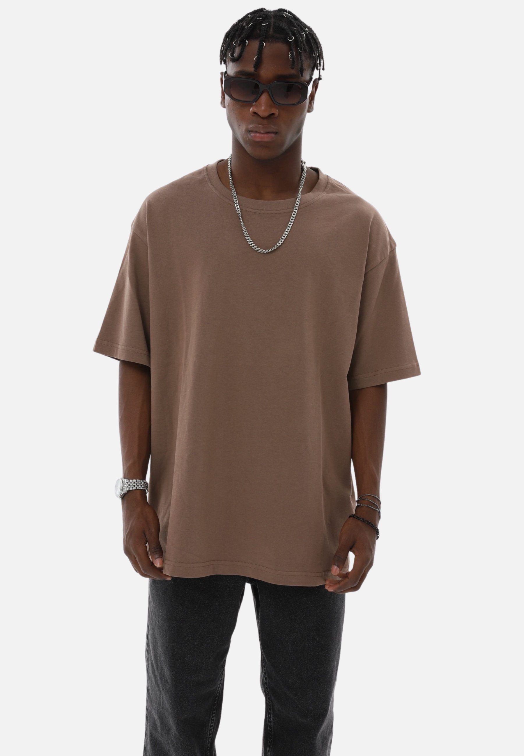 COFI Casuals T-Shirt - Oversize T-Shirt - Heavy Weight Basic Shirt (1-tlg) günstig online kaufen