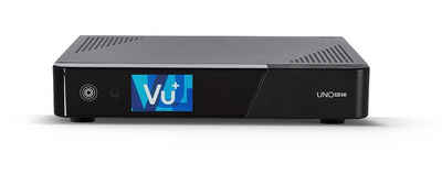 VU+ VU+ Uno 4K SE 1x DVB-T2 Dual Tuner Linux Receiver UHD 2160p, schwarz DVB-T2 HD Receiver