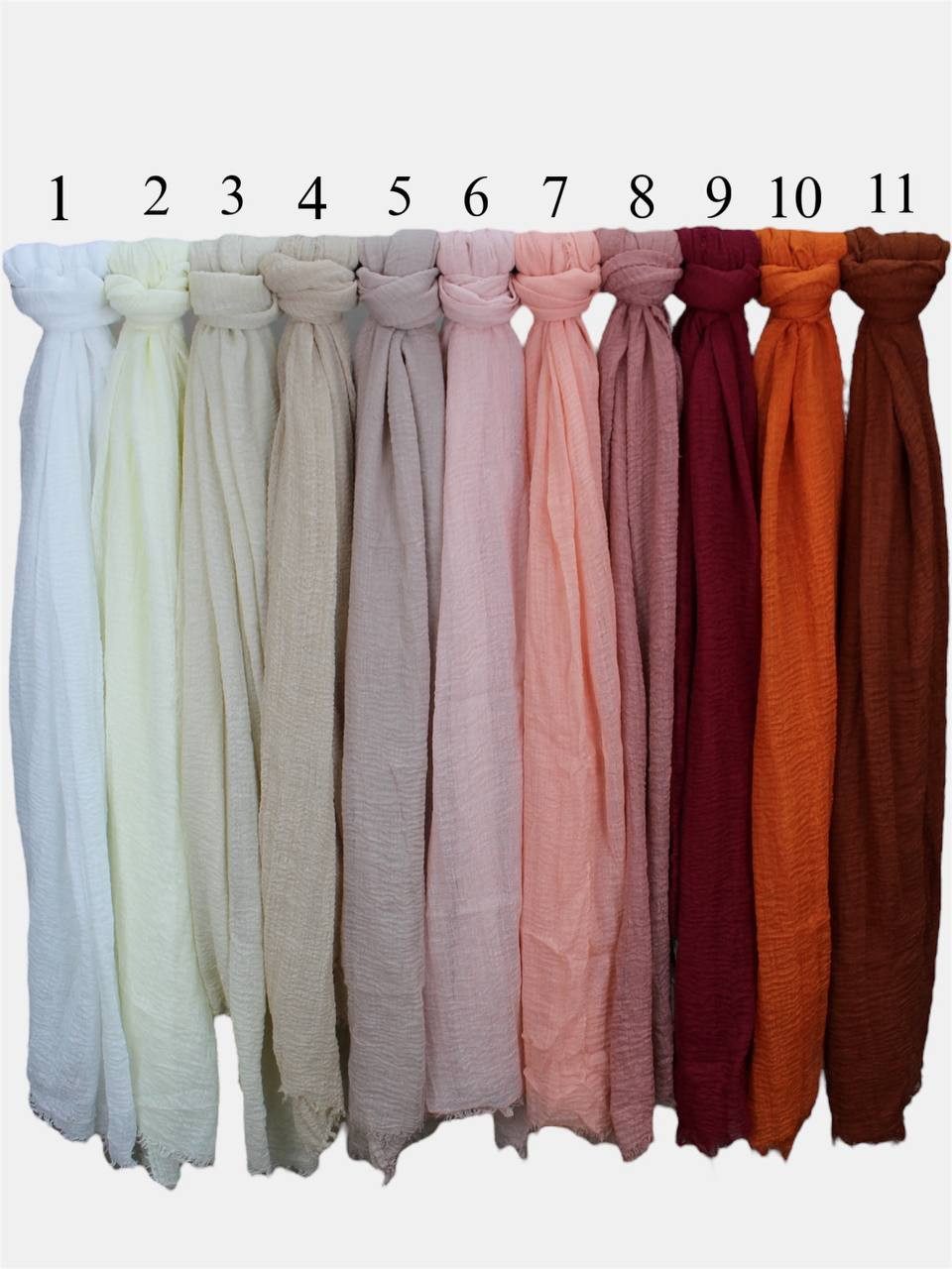 Aymasal Kopftuch Kreppschal Hijab mit Fransen Kopftuch Wraps Scarf Khimar K günstig online kaufen