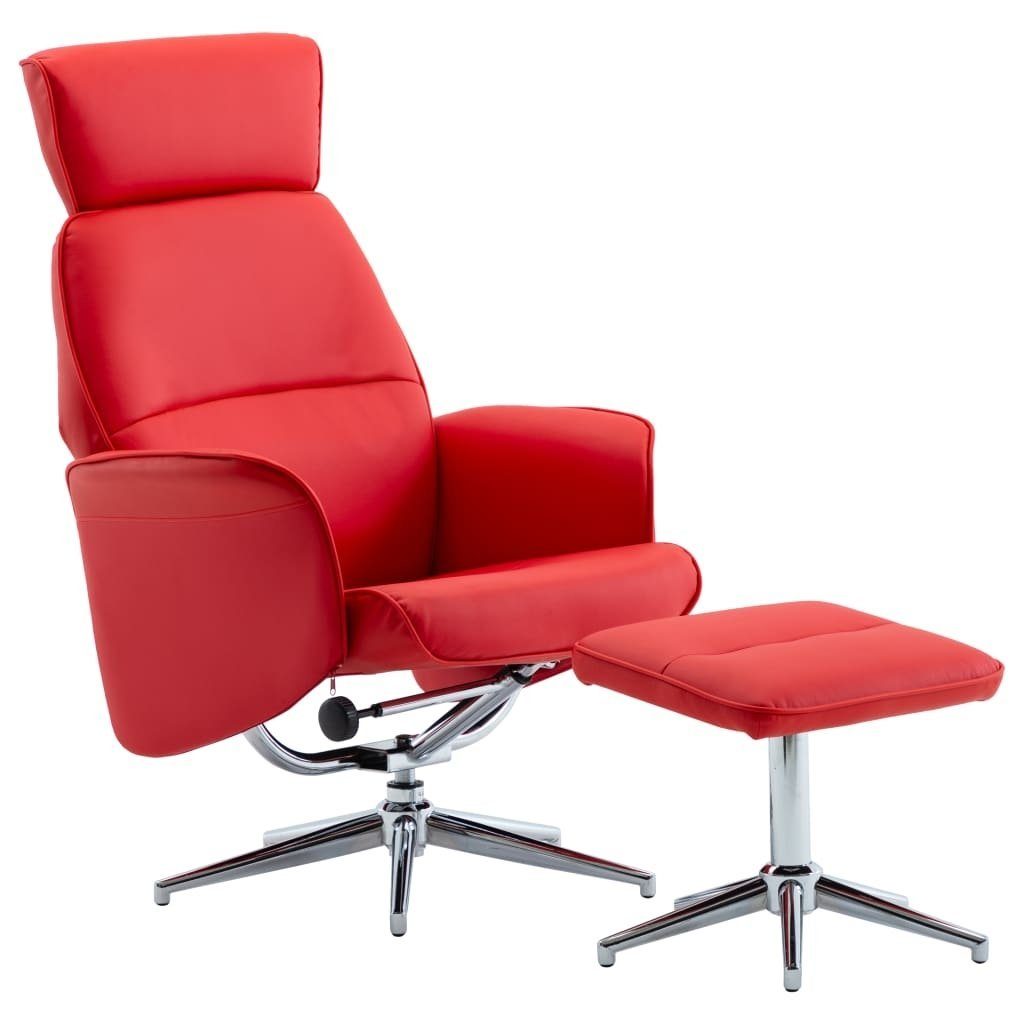 möbelando TV-Sessel Fünfstetten, aus Kunstleder in Rot. Abmessungen (B/H/T)  79x113x84 cm