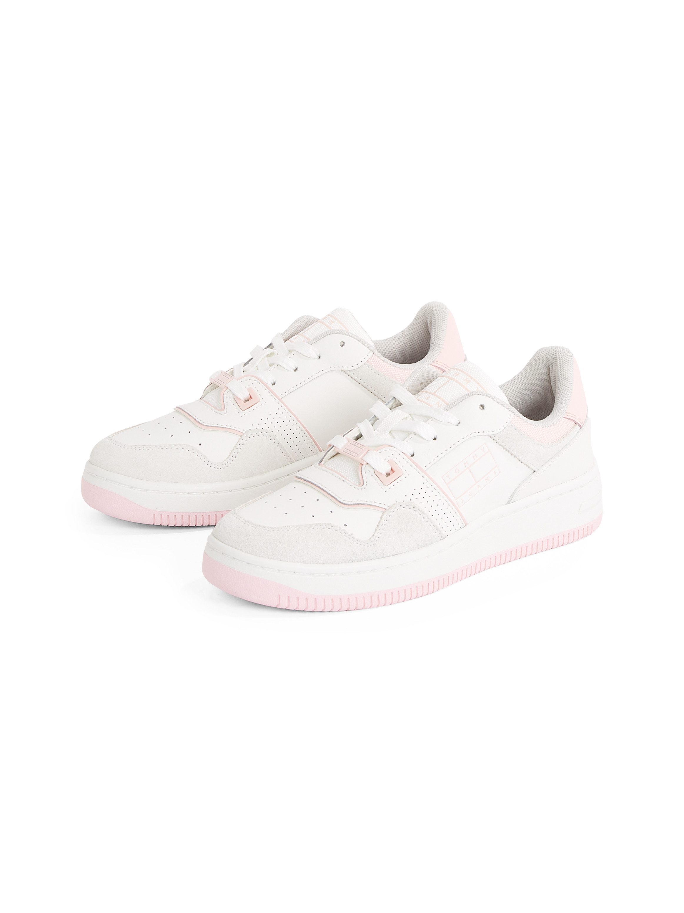 Tommy Jeans TJW RETRO BASKET WASHED SUEDE Plateausneaker, Freizeitschuh, Ha günstig online kaufen