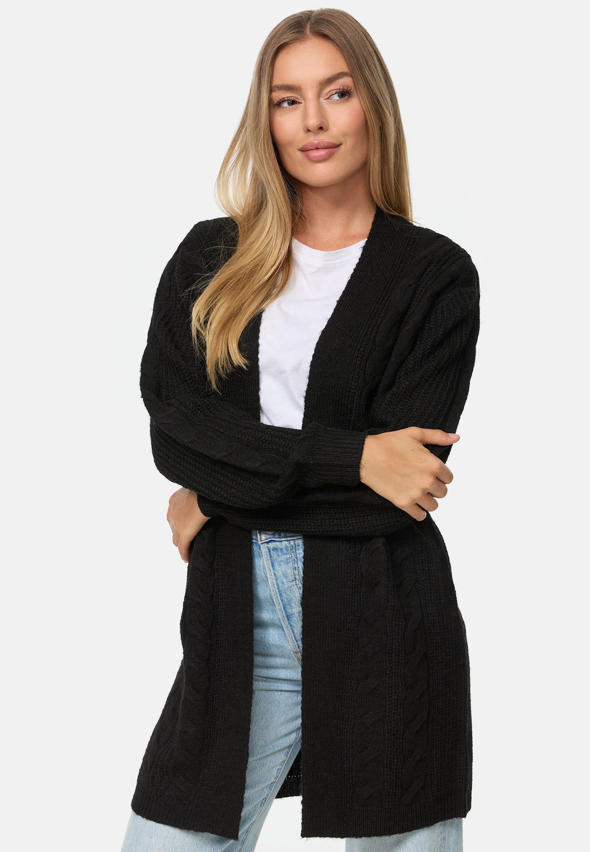 Threadbare Strickjacke Rozanna (1-tlg) mit schönem Strickmuster
