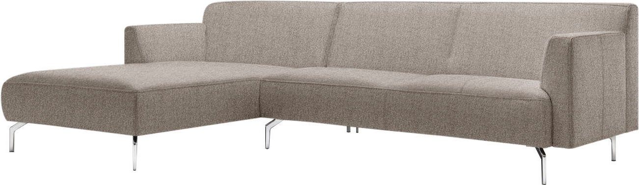 Breite 275 hülsta sofa in cm Optik, Ecksofa minimalistischer, hs.446, schwereloser