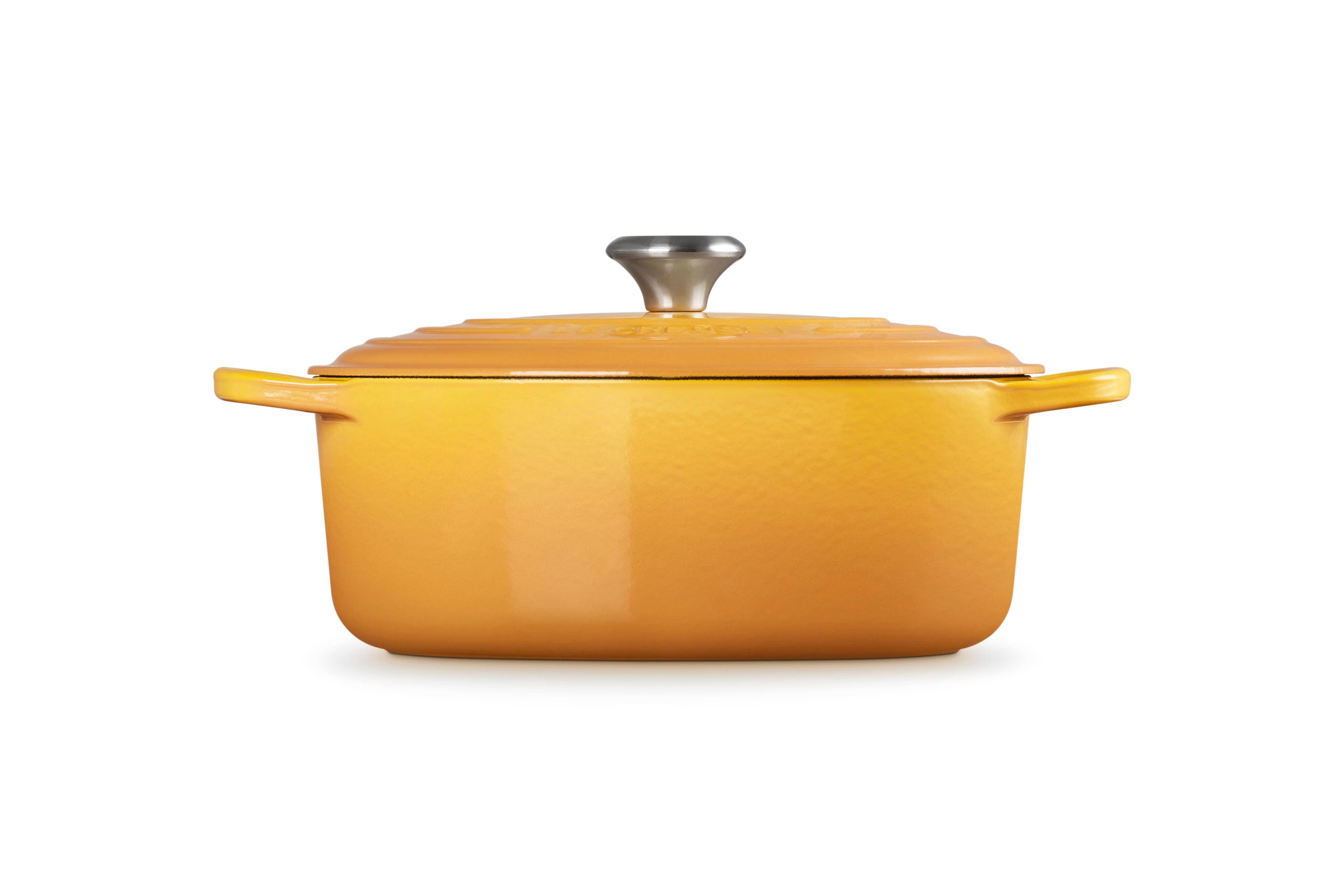 LE CREUSET Bräter Gusseisen-Bräter mit Deckel, Oval, Gusseisen, Oval, 4,68 kg, Nectar, 21178296724430